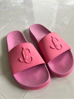 Jimmy Choo pink sandals